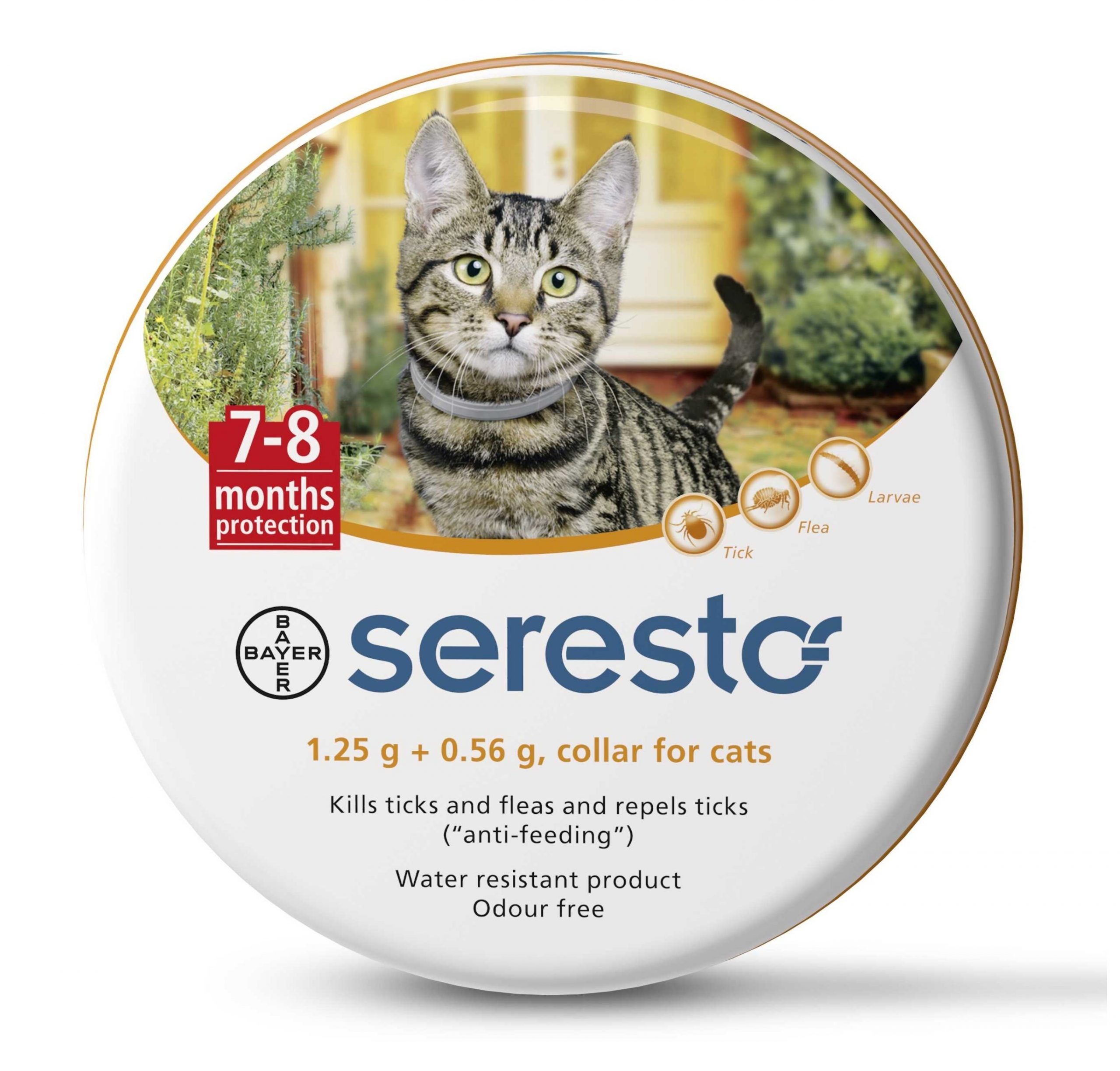 סרסטו קולר לחתולים נגד פרעושים וקרציות Seresto Cat