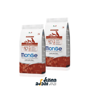 מונג’ כבש אורז ותפוח אדמה – Monge Adult Lamb and Rice
